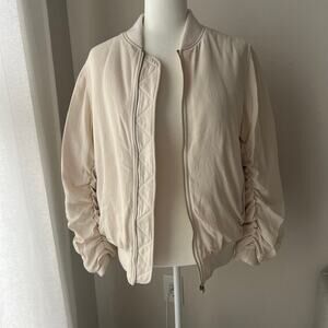 Acne Studios Cream Bomber Jacket NEW